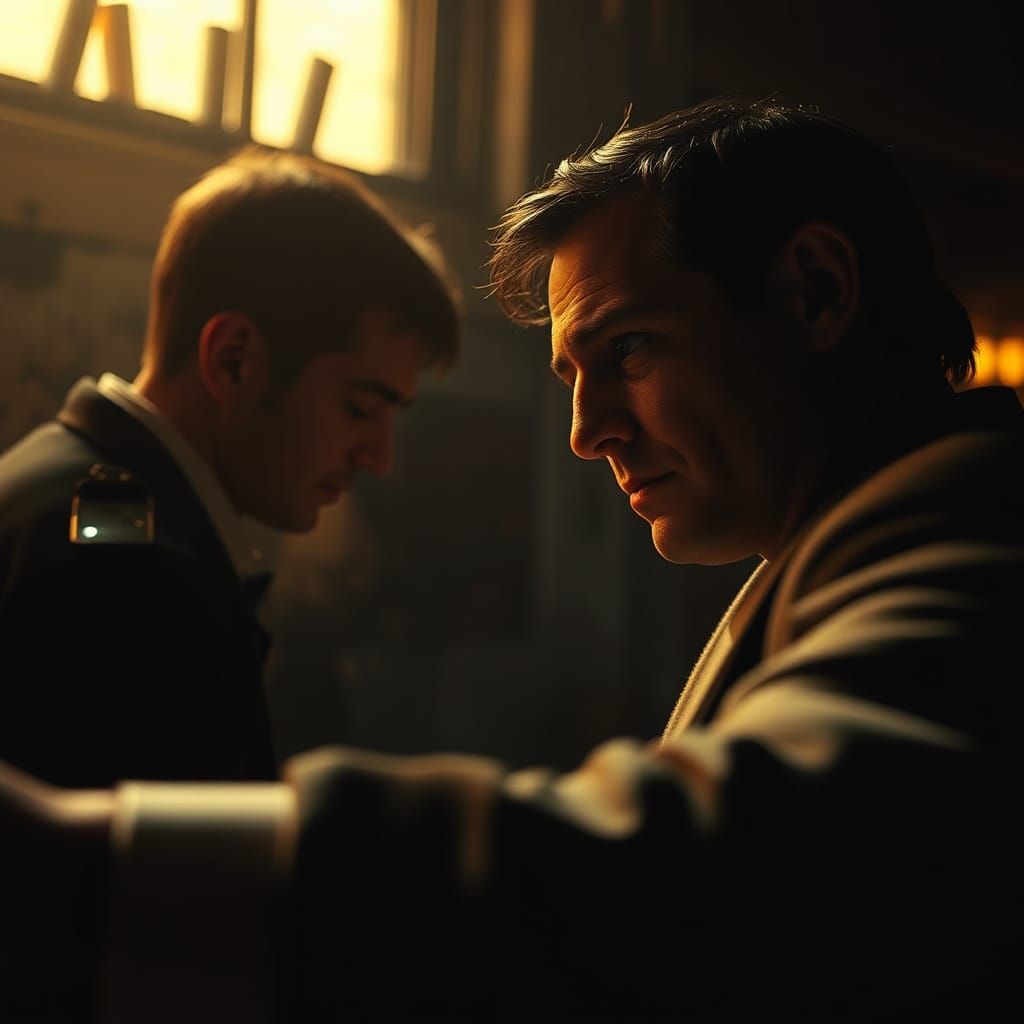 Cinematic Still in Golden Lighting, 4K Resolution