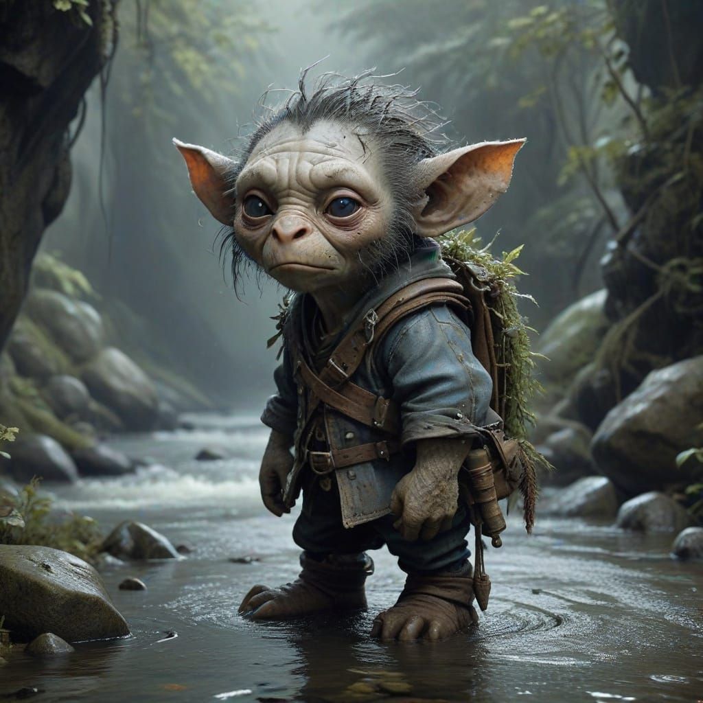 He lives by the river