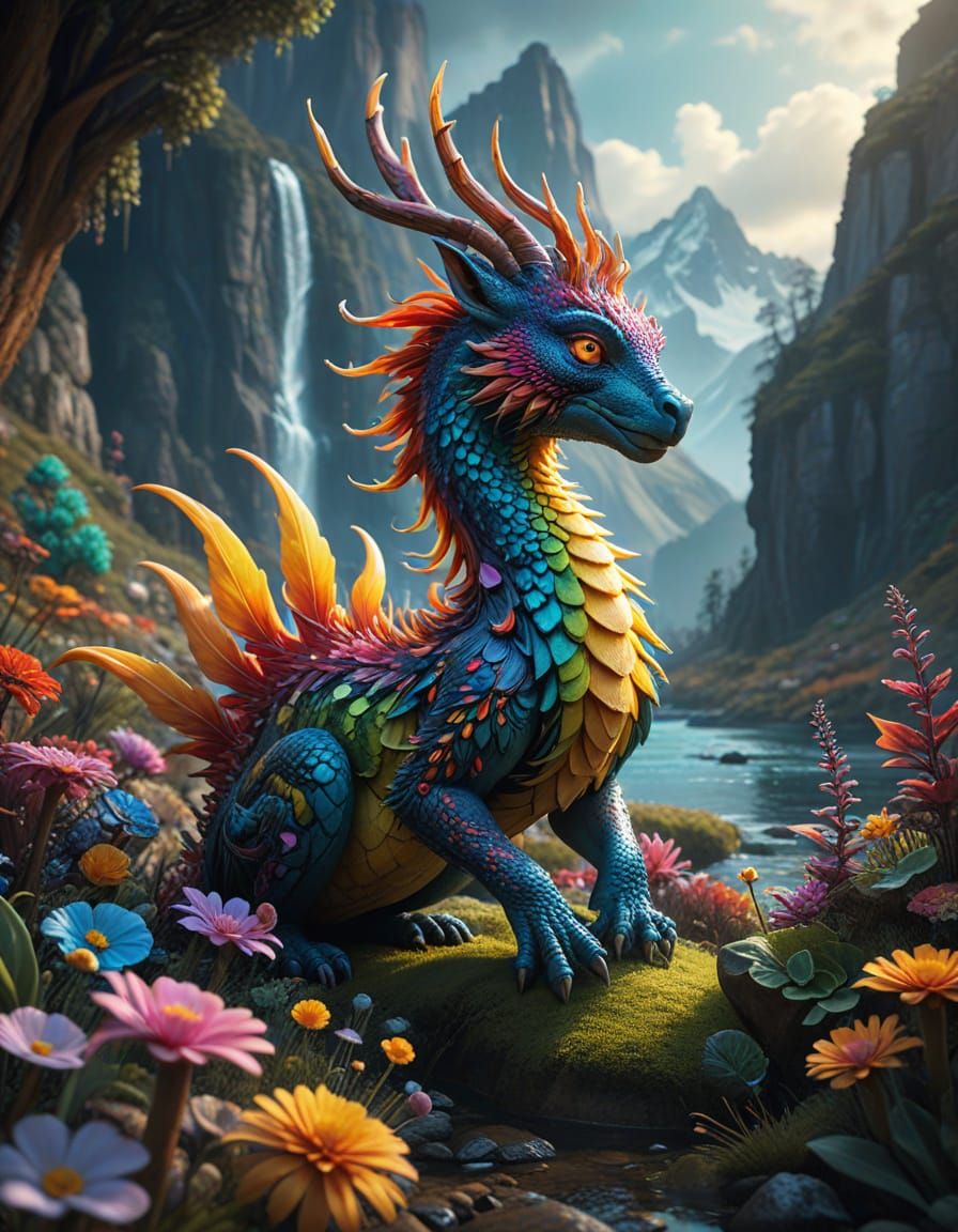 Surreal Landscape in Marc Adamus Style