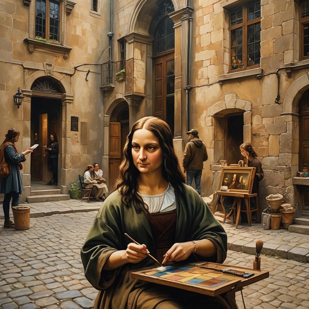 Mona Lisa Painting Leonardo da Vinci: Renaissance Portrait