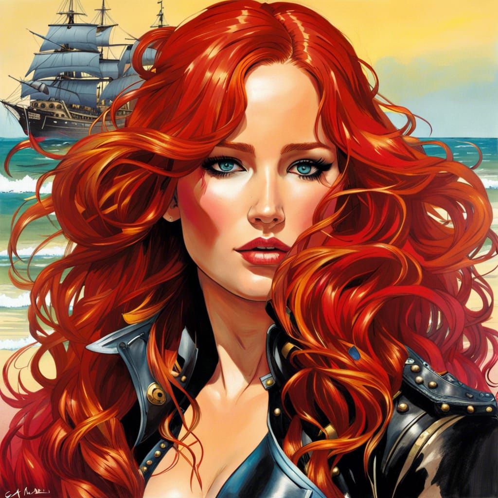 Jennifer Lawrence pirate