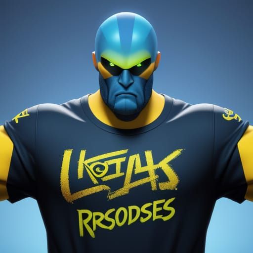 Progress Quote on T-Shirt in Pixar Style