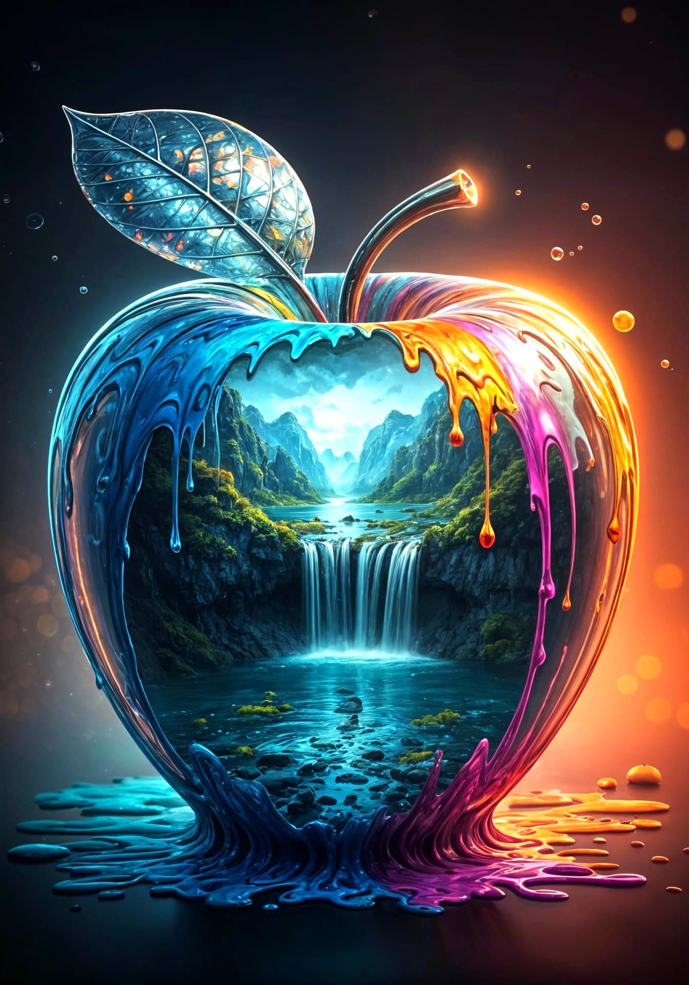 A Glass Apple’s Painted Soul