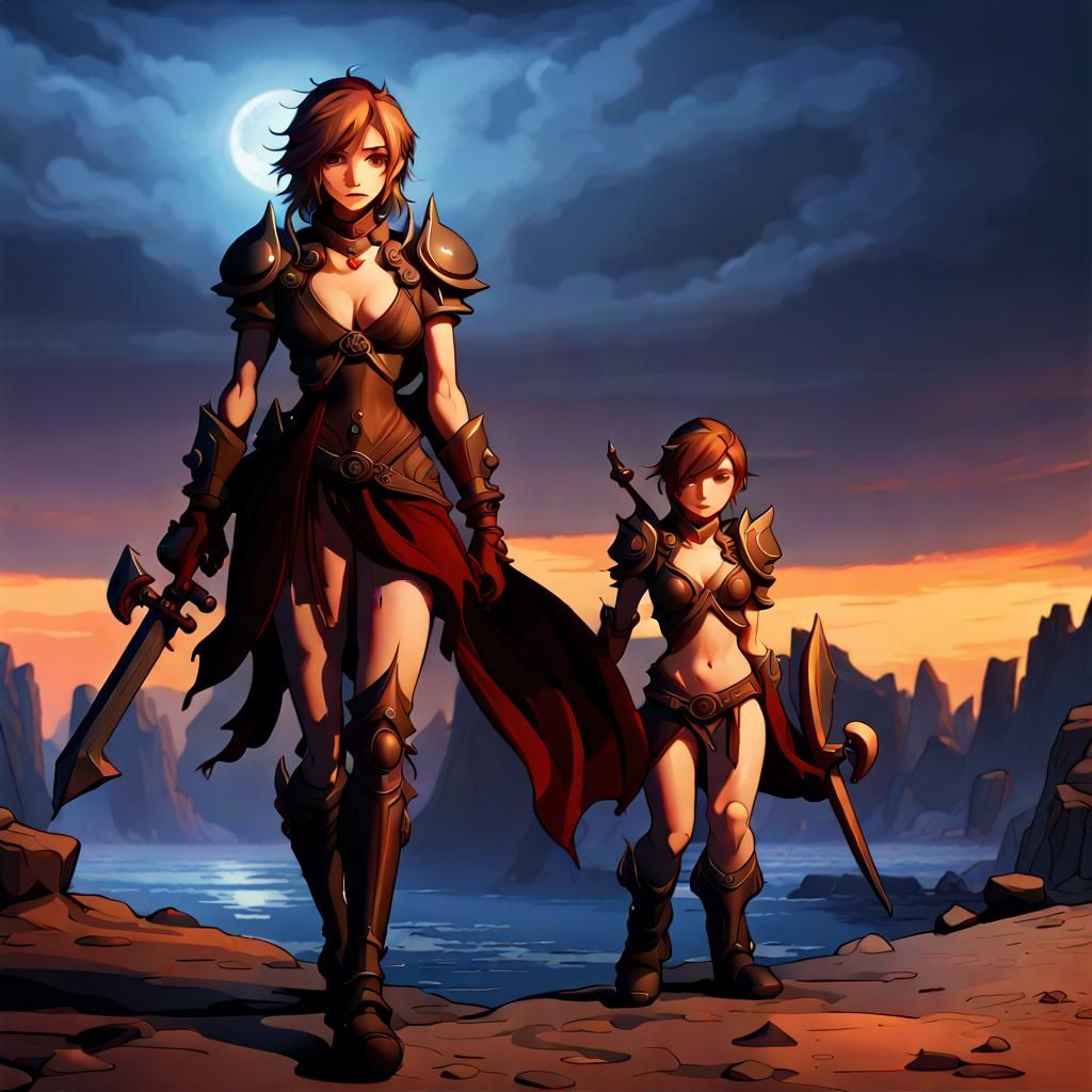 Anime Style Fantasy Concept Art in 8K