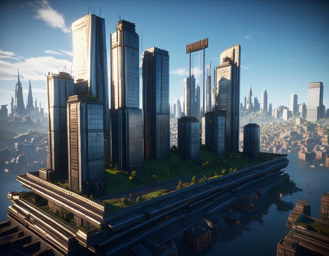 Skyline Reimagined: A Cinematic 3D Architectural Fusion