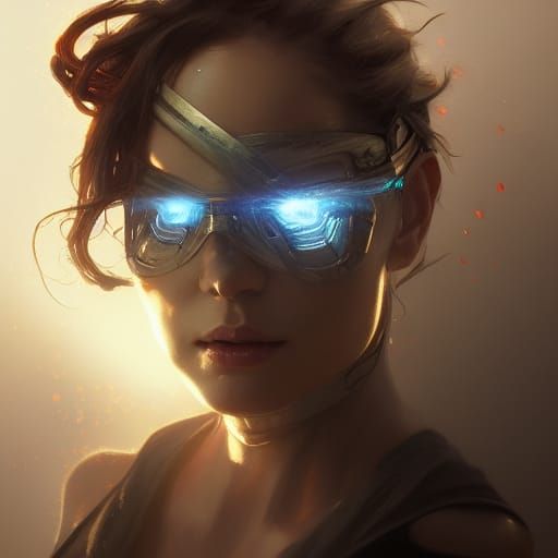 Metalhead Portrait in Art Nouveau Style