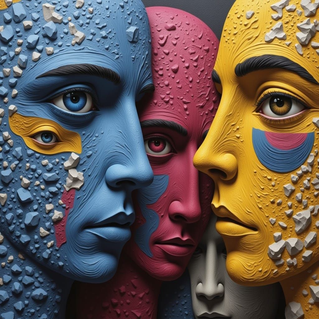 Oil on Canvas Digital Art in 8k Resolution