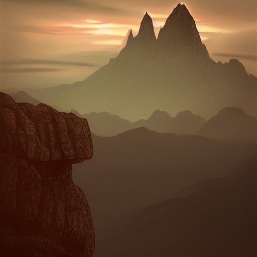 Mount Kenya at Dawn in Sinister Style