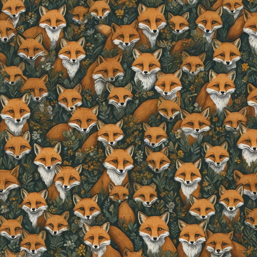 Fox Image Generated by AI