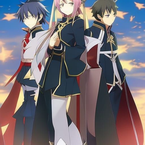 Anime Style Trophy Illustration