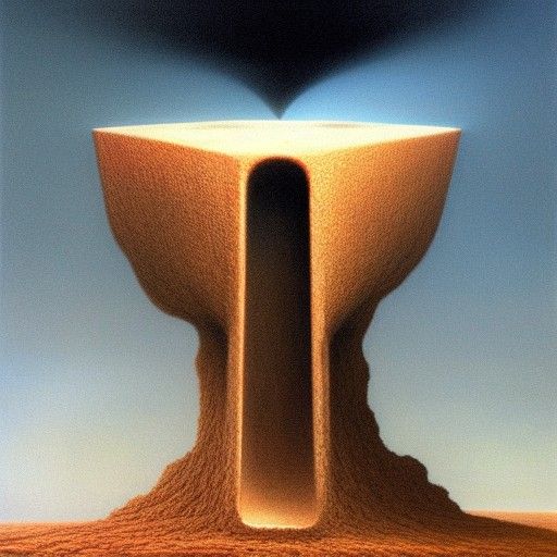 Disturbing Machine Dreamscape in Photorealistic Style