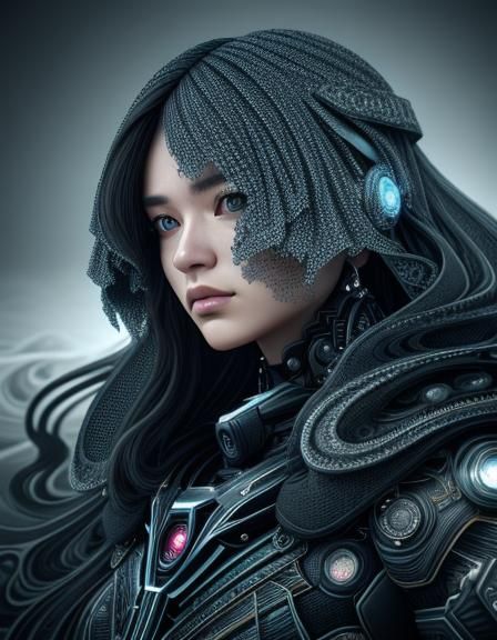Hyper-Realistic AI Girl with Intricate Details