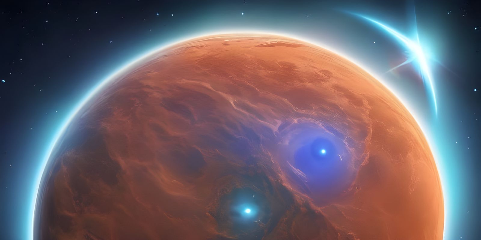 Colorful Space Clouds by Hubble Telescope