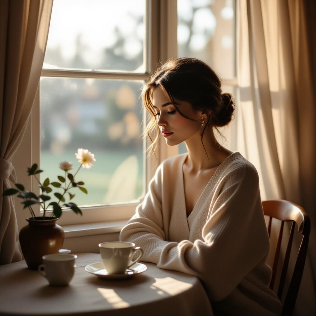 Morning Calm Captured in Soft, Warm Light