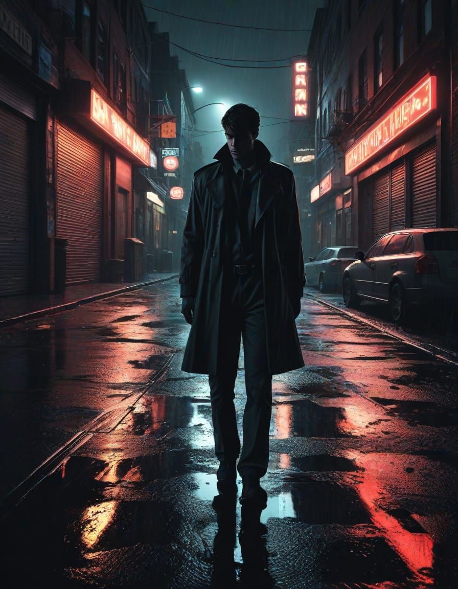 Spider-Man Investigates in a Gritty, High-Contrast City Alle...