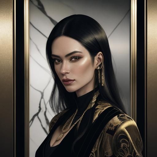 Luxurious Hotel Elevator Operator Portrait