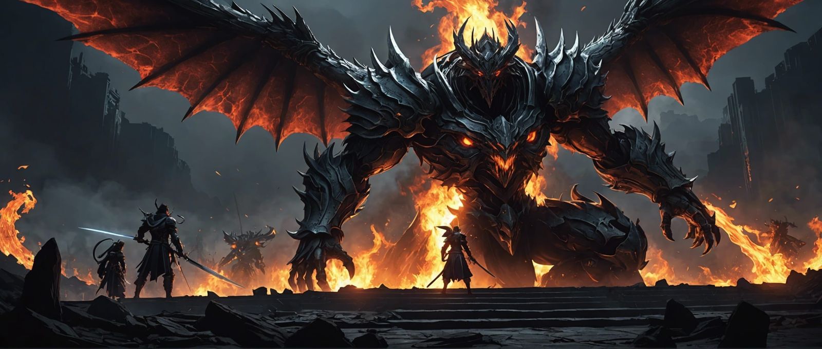 Anime God's Hell: Trending 3D Cel-Shaded Art