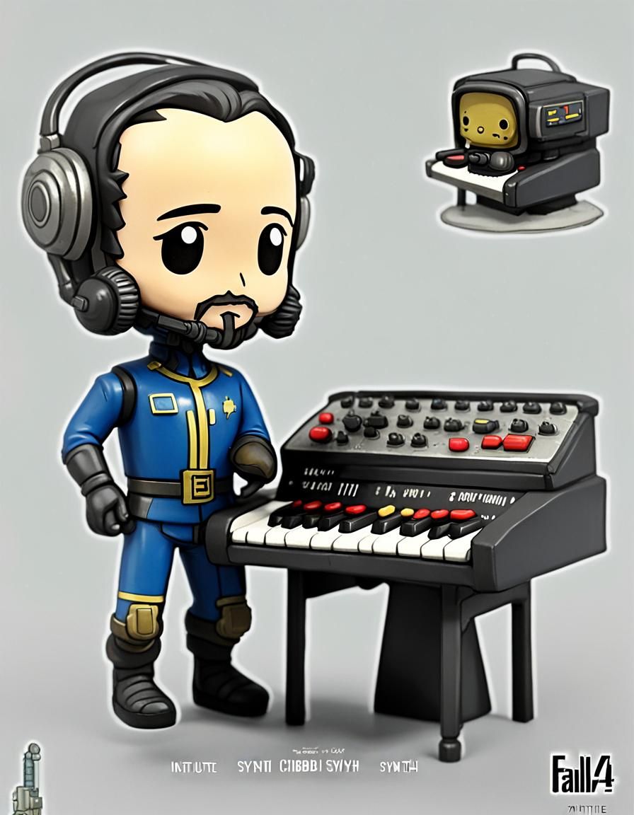 Fallout 4 Institute Synth Chibi Figure