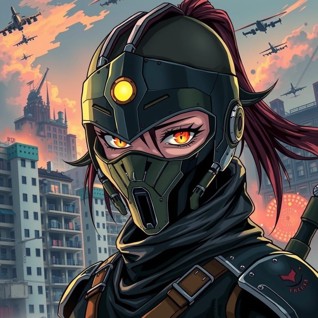 Anime cyborg ninja...