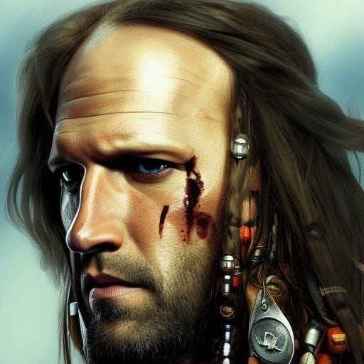 Pirate Captain Portrait in Artstation Style