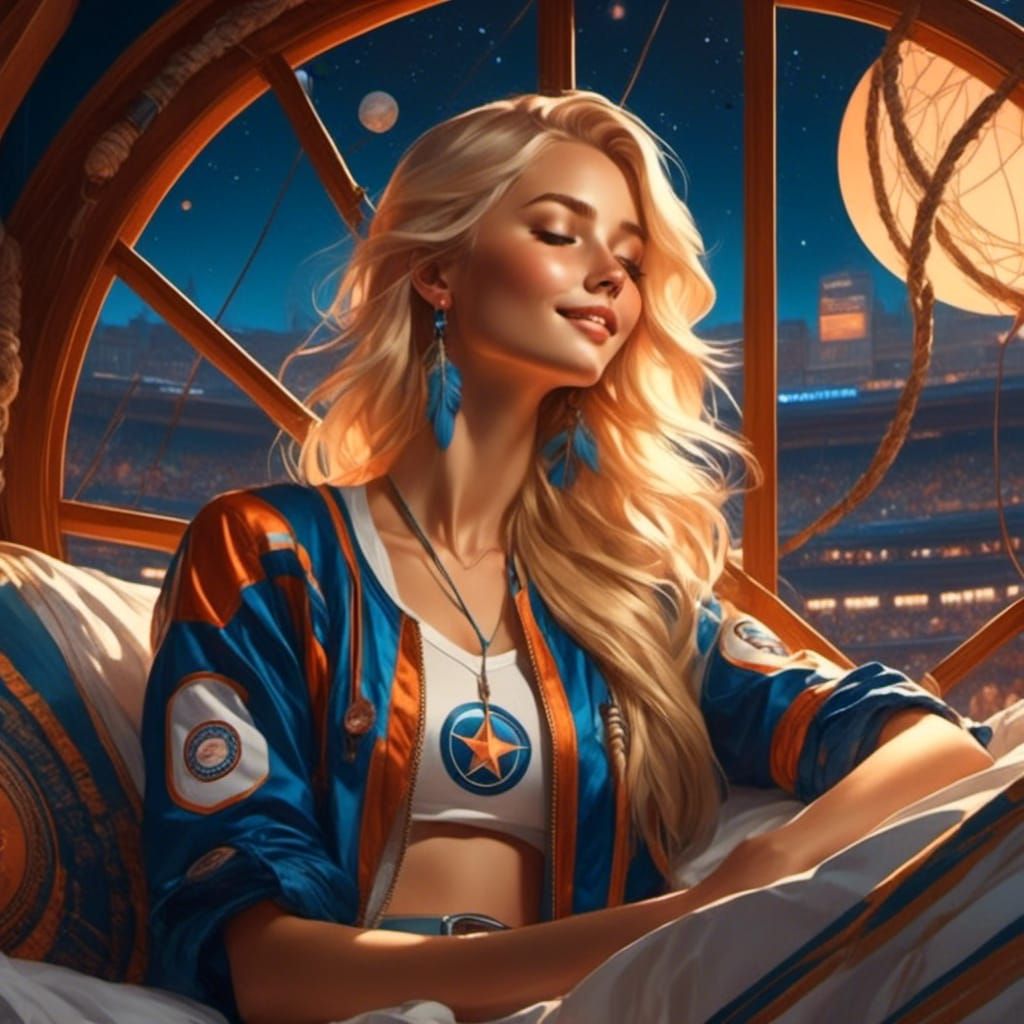 Julie thought about making more of an effort for intergalactic baseball.. and it's the thought that counts