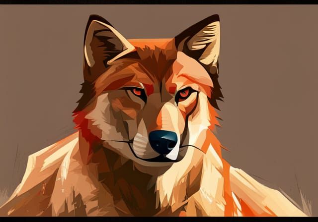 Powerful Dingo Image Generated by AI