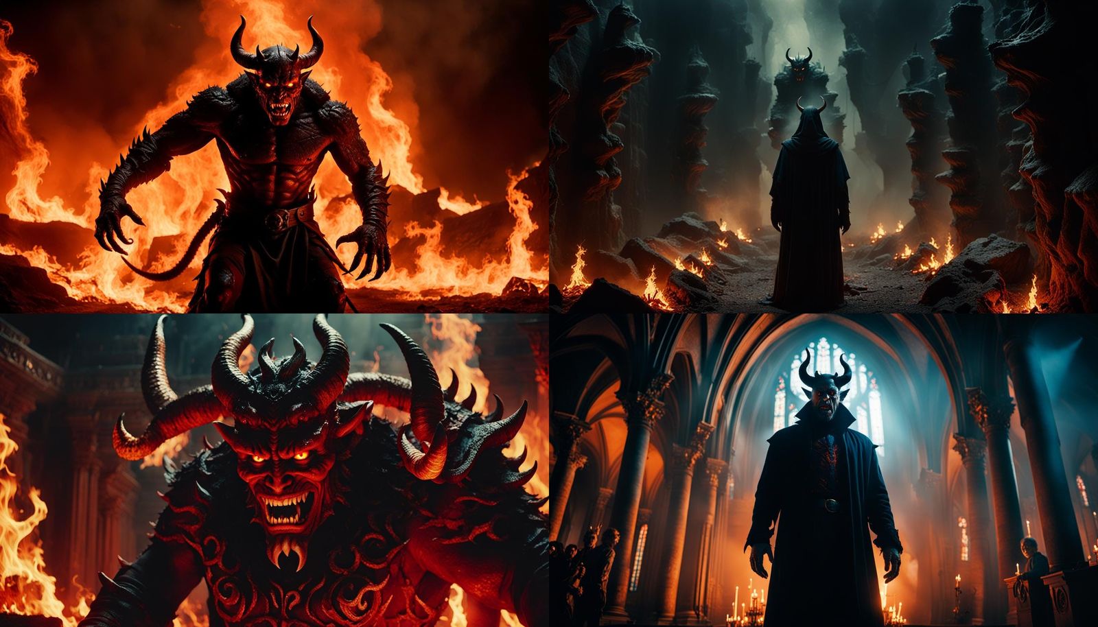 Cinematic Devil and Demons in Film Still