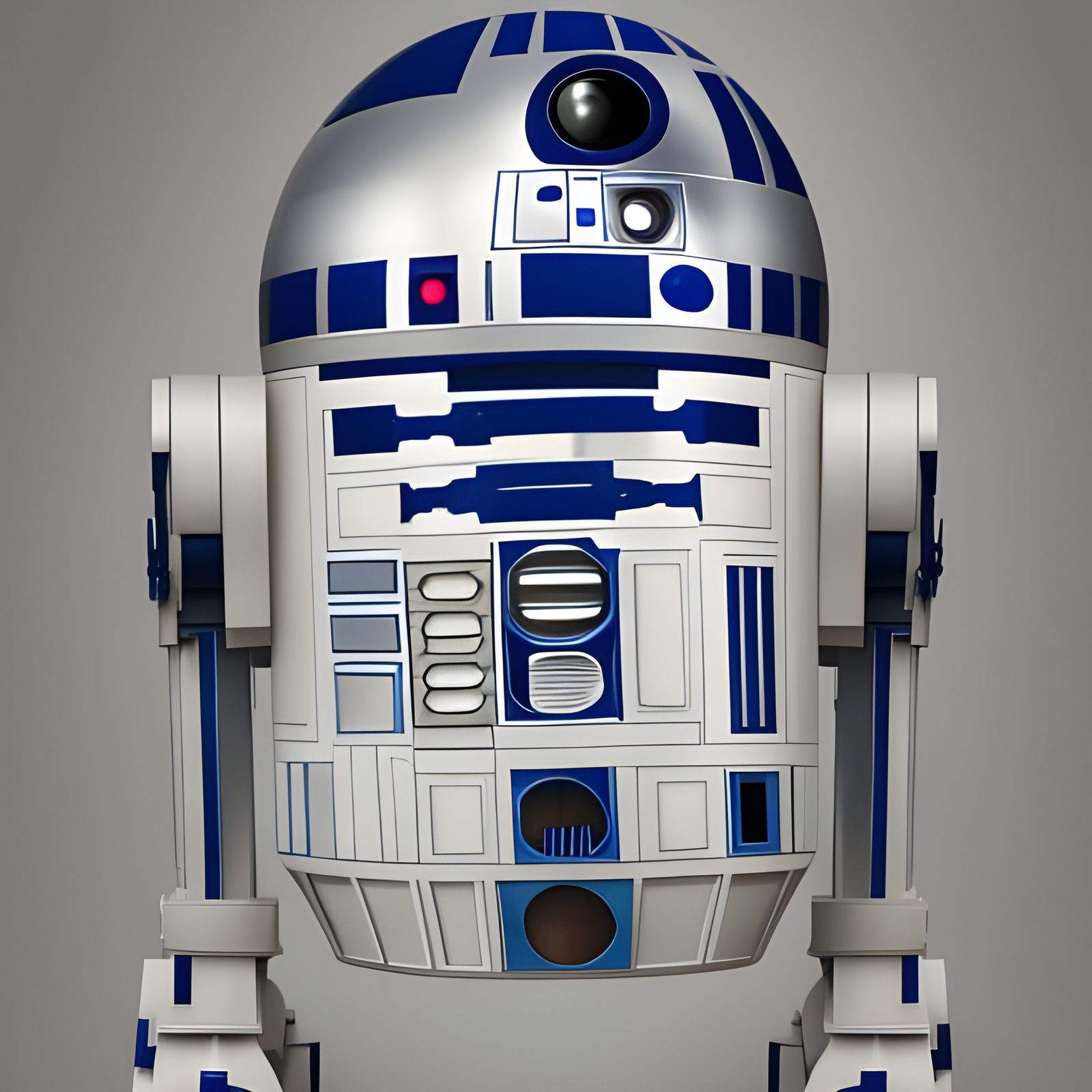 Hyperrealistic R2-D2 from Star Wars in 8k
