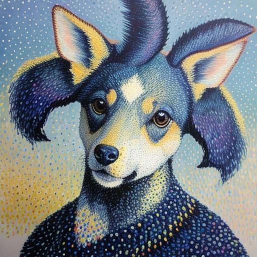 Classic Pointillism Art