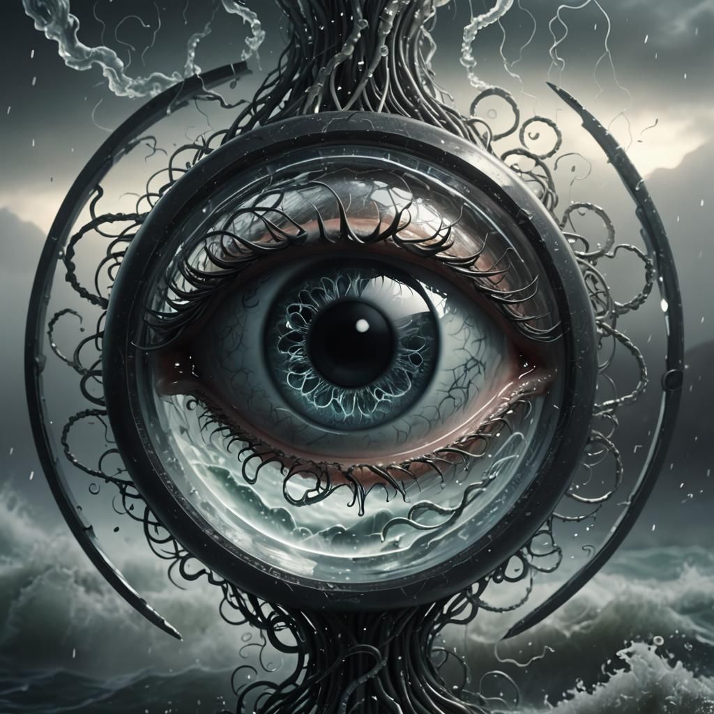 Eye in Glass: A Cinematic 3D Render