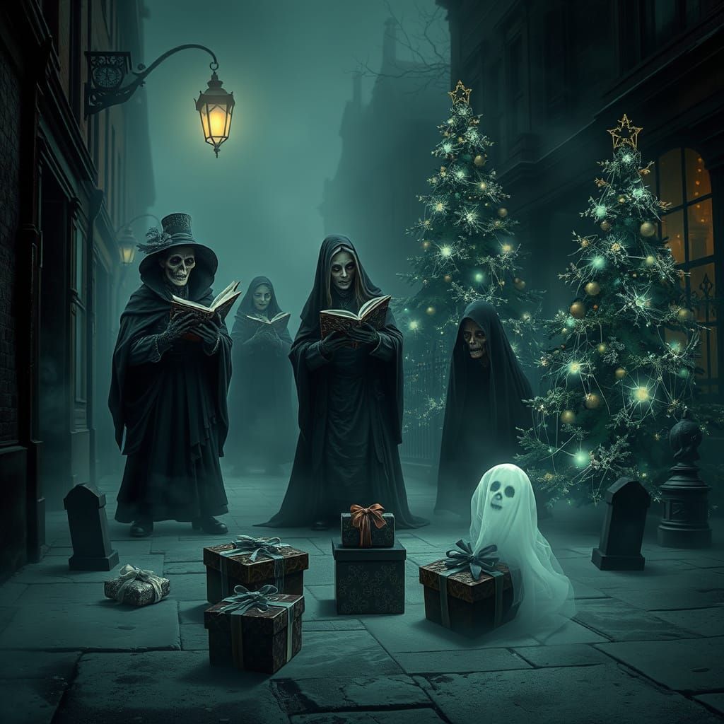 Gothic Christmas Eve: Undead Carolers Haunt Foggy Victorian ...