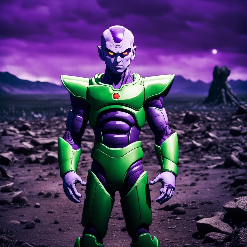 Nicolas Cage as Frieza in Cinematic Film Still