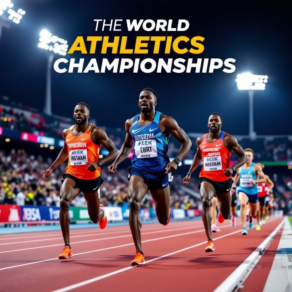Intense Race at World Athletics Championships
