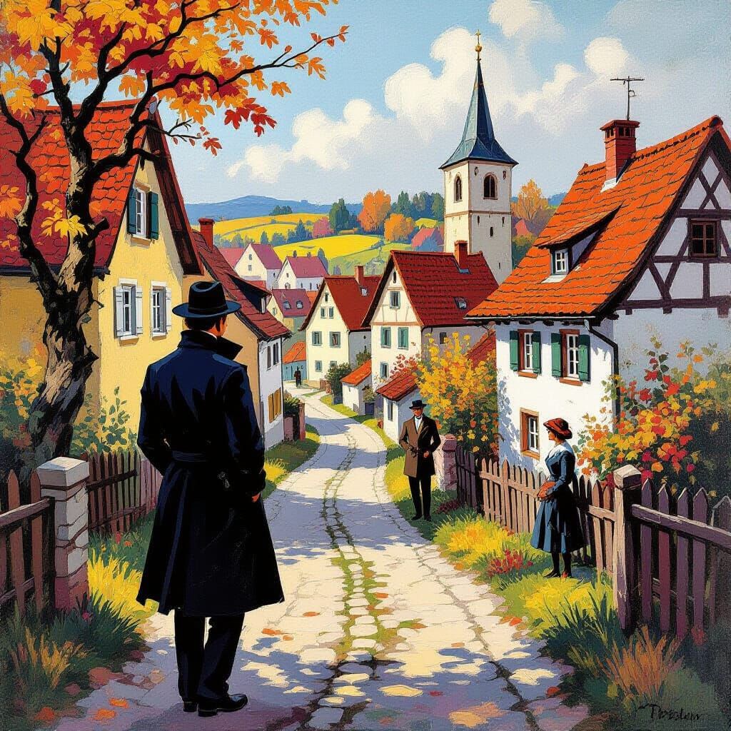 German Detective Investigates Quirky Crime in Village