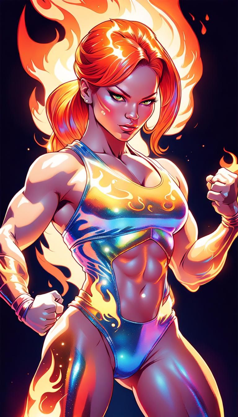 storybook illustration psychedelic art subtractive lighting stock photo finalRender Flickr beautiful detailed holographi...