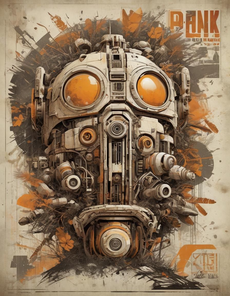 Retro Sci-Fi Biopunk Movie Poster