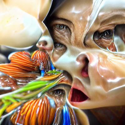 Imaginary Mindscape in Hyperrealism, 8K 3D