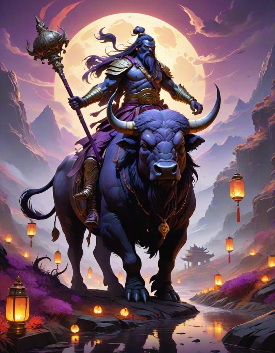 Yama, the god of death ( Indian Mythology)