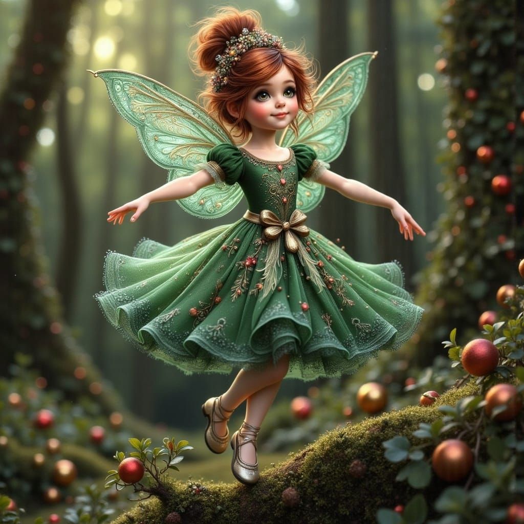 Whimsical Fairy Elf Dancer
