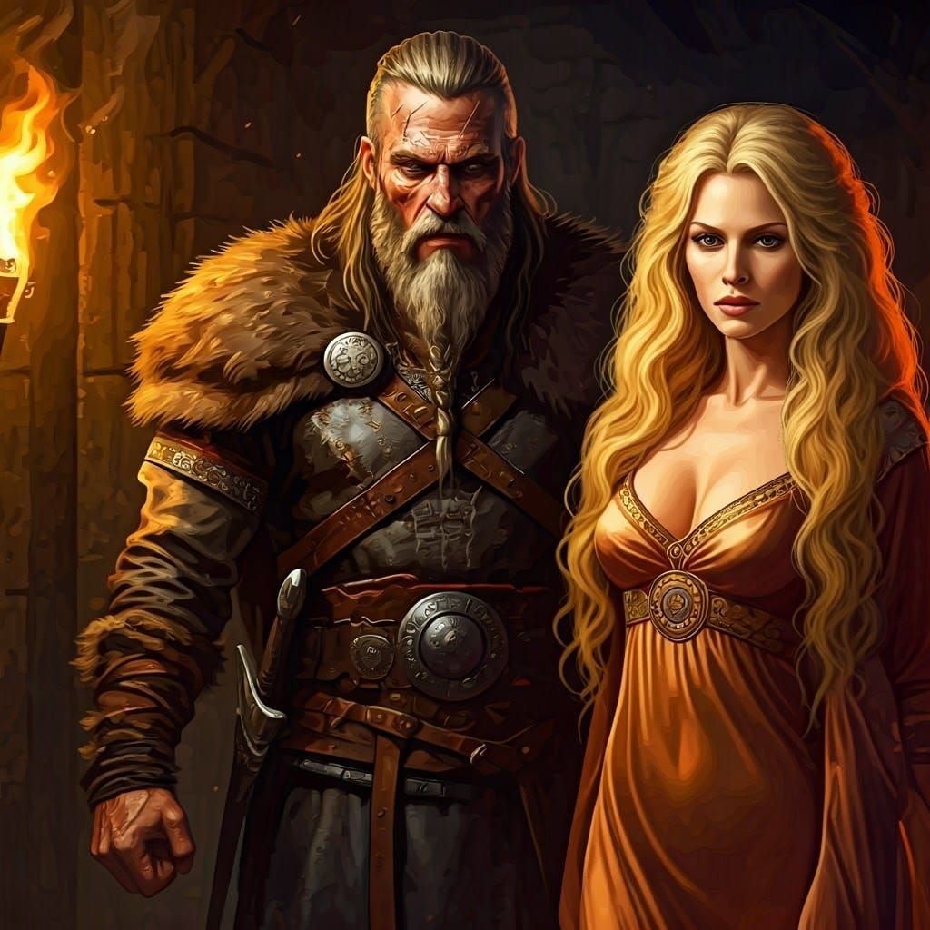 Viking Warrior Guardian in Torc Armor