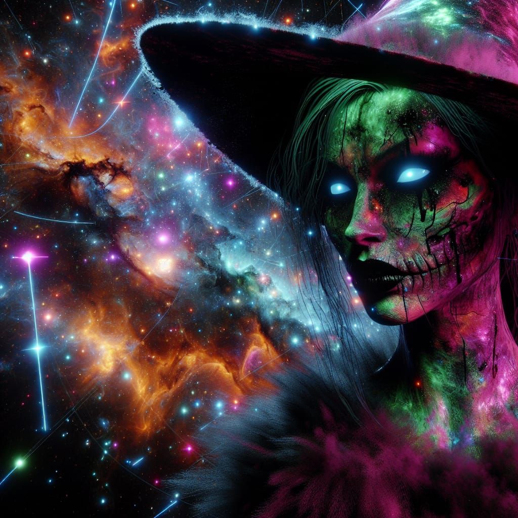 Synthwave Universe: Wicked Witch of Halloween