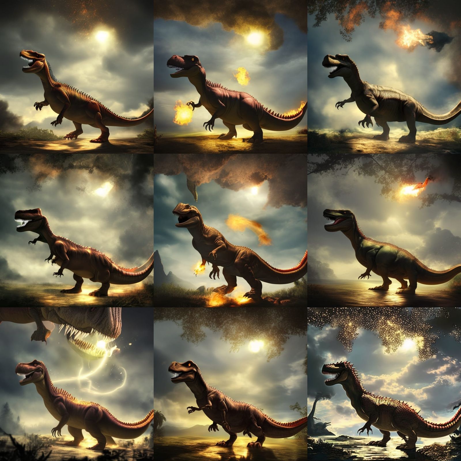 Fire-Breathing Dinosaurs in Renaissance Cryptozoology Art
