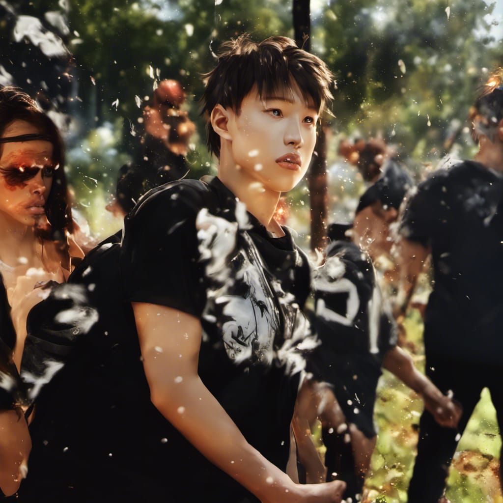 Dynamic Splash Art with Natural Lighting