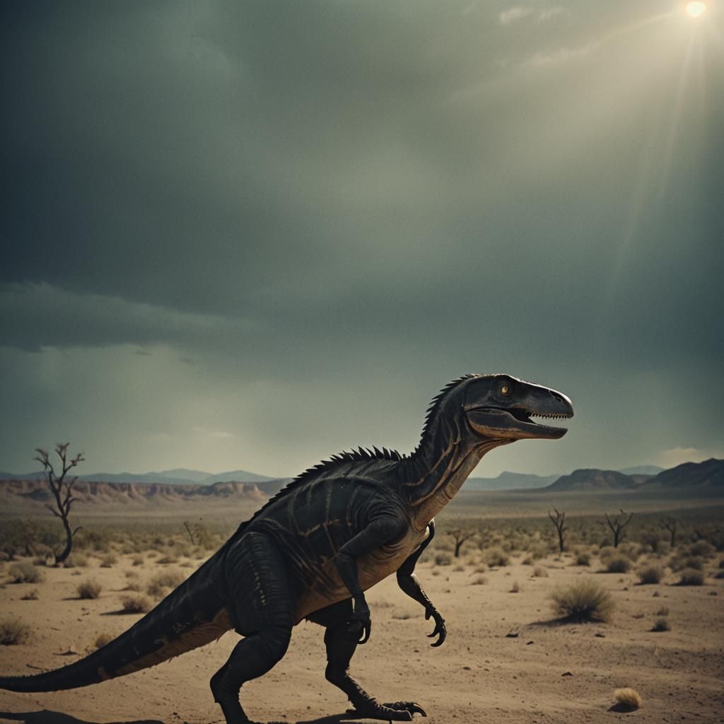 Dramatic Cinematic Film Still in 35mm Film