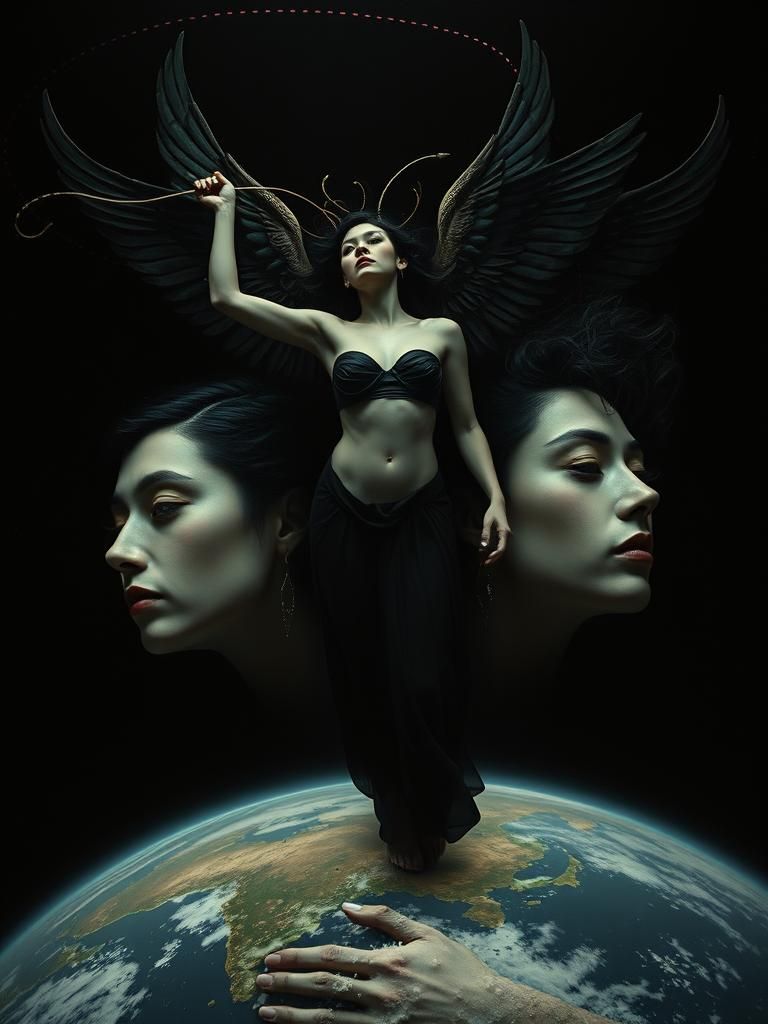 Valkyries Descending: Fine Art Photography