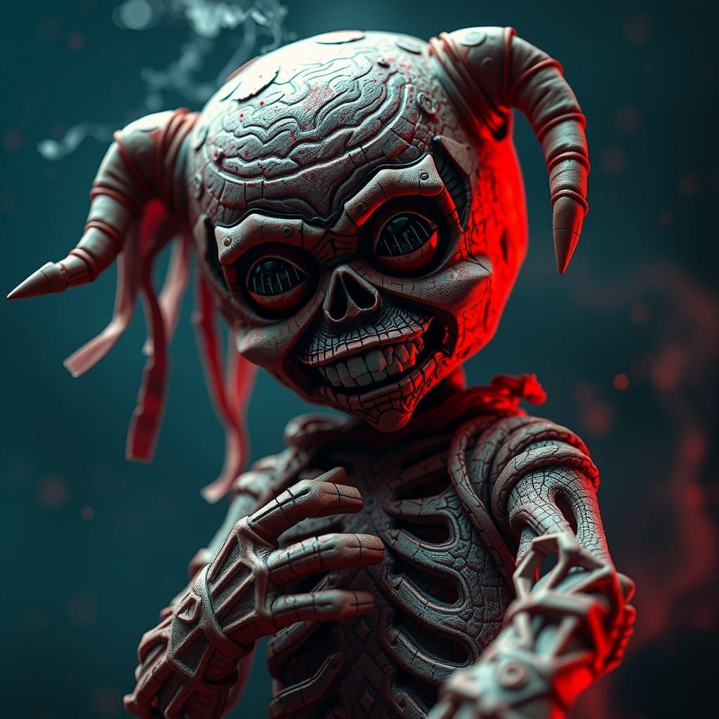 Detailed Voodoo Doll: Fantasy Concept Art
