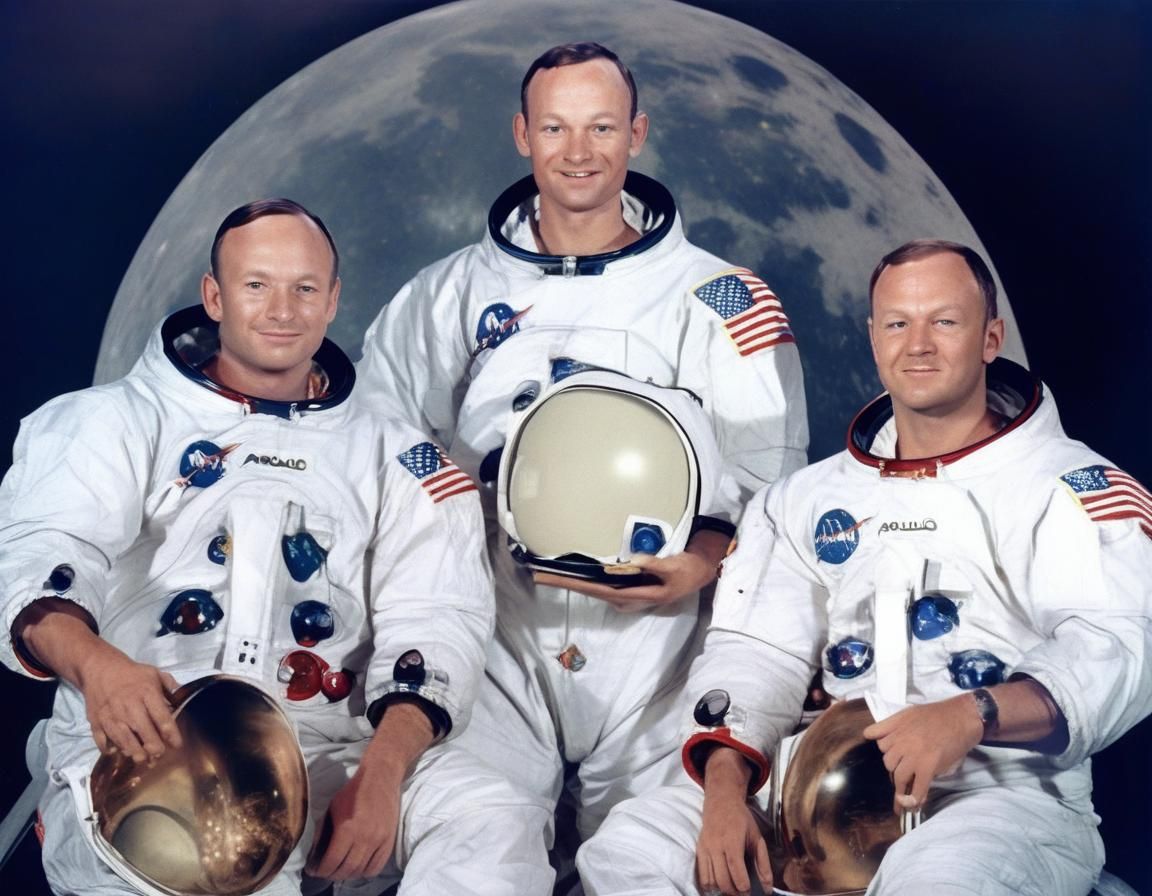 The crew of Apollo 11