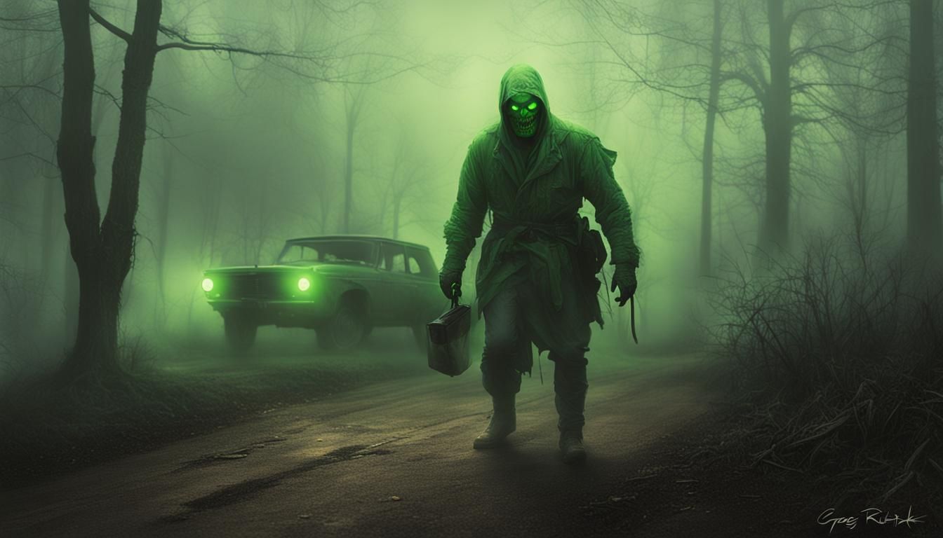 Sinister Green Fog in Fantasy Style