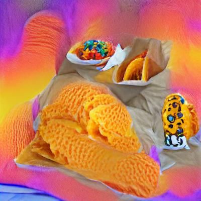 Ice Cream with Cheetos, Cheese, and Tacos