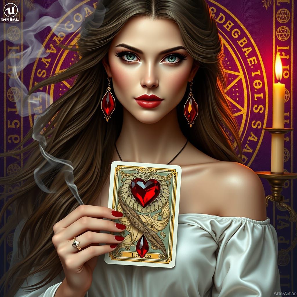 Ethereal Goddess in Opulent Fantasy Realm